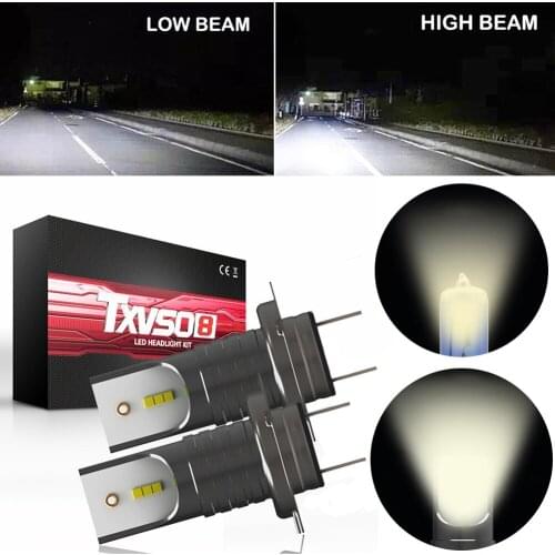 New Super Bright 2Pcs H7 110W 6000k LED Car Headlight Conversion Globes Canbus Bulbs Low Consumption Beam Kit 30000LM#289910