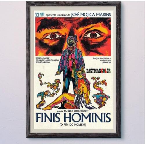 N094 FINIS HOMINIS Vintage Classic Movie Wall Silk Cloth HD Poster Art Home Decoration Gift