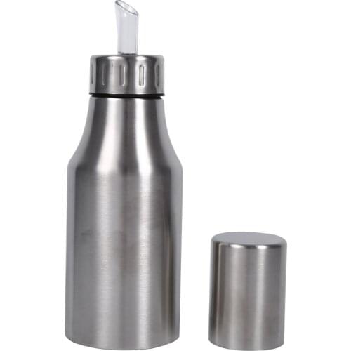 Nosii Practical Stainless Steel Oil Pot Can Drizzling Vinegar Dispenser Kitchen Supplies Oil Container Quality Sauce Bottle Pot