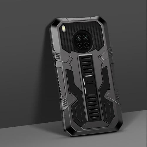 Shockproof Armor Phone Case For Redmi Note 9T 9 5G Strong Anti-Drop Stand Bracket Protective Back Cover For Redmi Note 9 5G