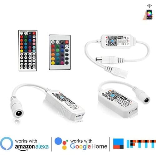 RGB Led Wifi Controller RGBW RGBWW Bluetooth 2.4G Touch Single Color Led Controller For 5050 2835 Led Strip Magic Home DC5V 12V