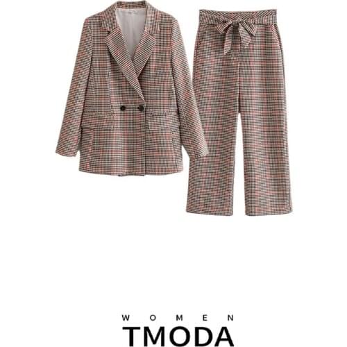 T MODA Women's Trouser Suits In A Cage
