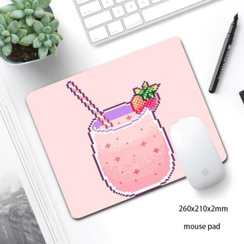 Top Quality Kawaii Japanese Strawberry Milk Unique Desktop Pad Game Mousepad Top Selling Wholesale Gaming cute mouse pad mat