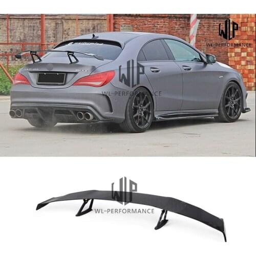 W117 CLA250 High Quality Carbon Fiber Trunk Rear Spoiler Wing Car Styling For Mercedes Benz W117 CLA 250 Body Kit 13-15