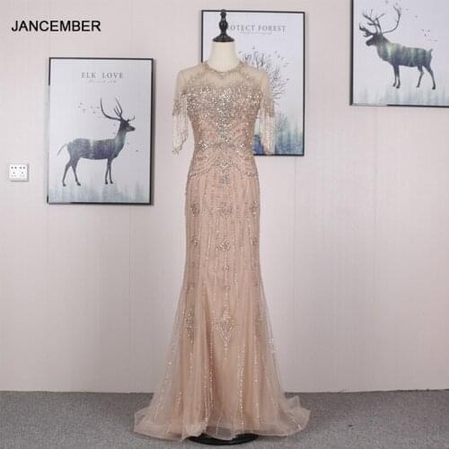 YY286 Blue Champagne Long Prom Dress Mermaid Sweetheart Short Sleeve Sequined Beading Evening Gowsn белое вечернее платье