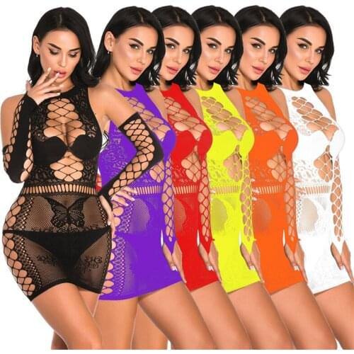 COLDKER Club Sexy Ladies Bag Hip Fun Dress Black Butterfly Bag Hip Dress Sleeves Suit Skirt sexy dress female