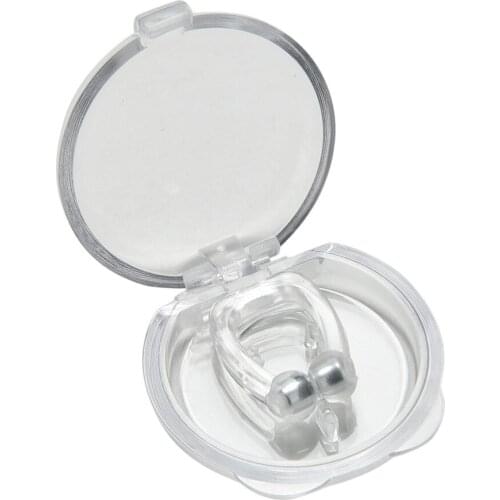 1pcs Anti Snore Nose Clips Soft Silicone Magnet Built Sleep Aids Nasal Clip Wholesales