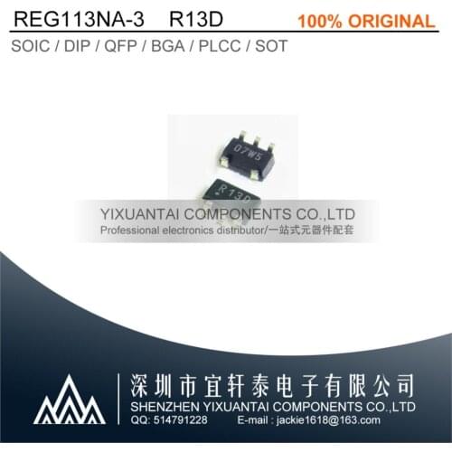 10pcs/lot 100% original REG113NA-3.3 REG113NA REG113 R13D SOT23-5