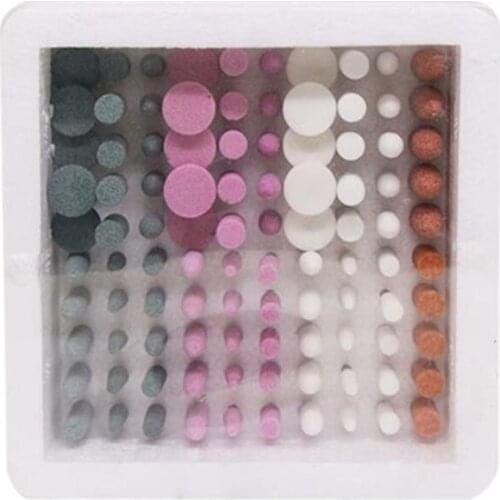 100Pcs/Box Dental Lab Polisher Hot HP Mounted Stone Mixed All Porcelain Polishing Grinding Head For Polishing Metal Alloy Jewlly