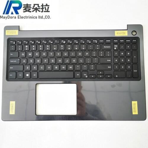 Brand new laptop US ENGLISH keyboard Assembly for DELL INSPIRON15-5000 5570 5575 palmrest upper case BLACK MR2KH
