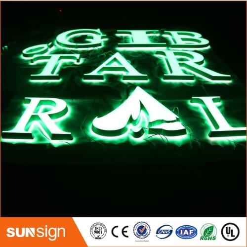 DIY illuminated letters font acrylic LED letters