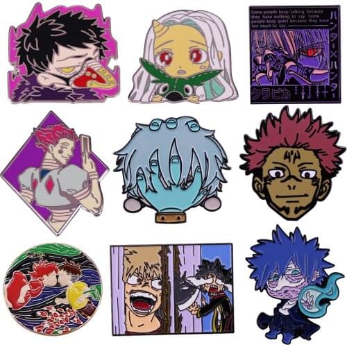 Japanese Anime Cartoon Manga My Hero Academia Enamel Lapel Pin Badge Pins Clothes Backpack Decoration Jewelry Accessories Gifts