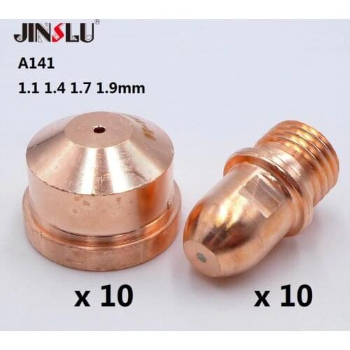 10 Tip PD0101 + 10 Electrode Fit Tesla Weld CUT 160 N CUT-160 A141 Torch Fit BRIMA CUT-120