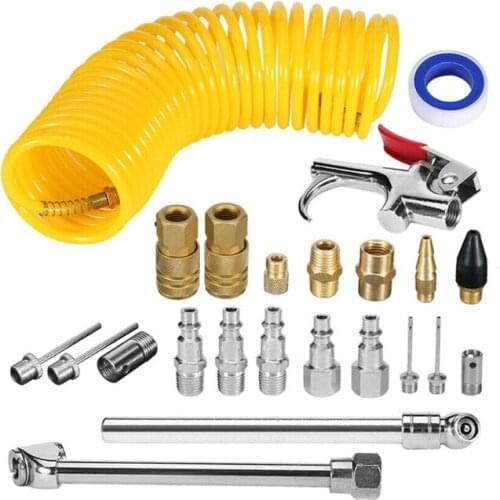 20 pcs air compressor accessory kit, pneumatic dust removal injection system kit