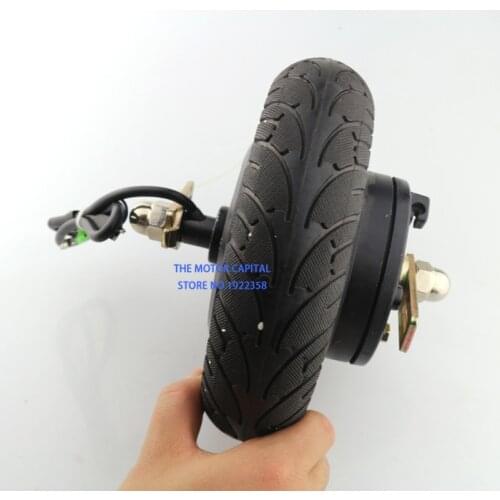 Electric Scooter Hub Wheel Motor 24V 36V 48V DC Brushless Toothless 8" Wheel Motor E-Scooter Wheel Bicycle Motor Wheel LM