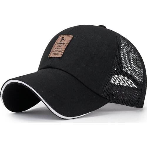 2020 new fashion Summer Trucker cap Mesh Baseball Cap Gorras Mens Cap Sport Hats Woman Snapback Bone Women Sun Hat Wholesale