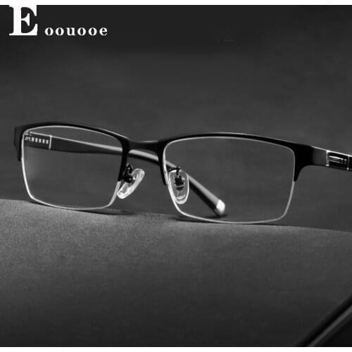 Opticas Eyewear Alloy Men Prescription Lenses Eyewear for Graduation Gafas Quality Frame