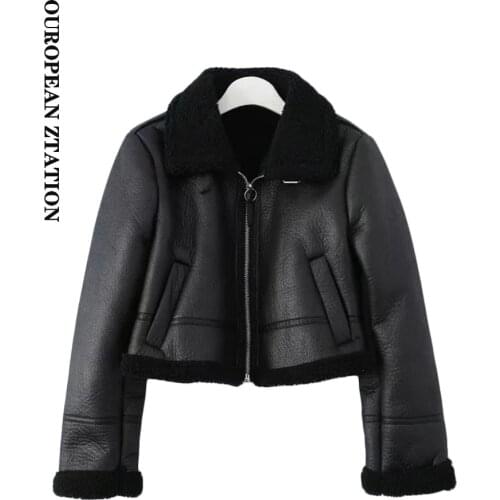 Женские куртки с мехом OUROPEAN ZTATION China At AliExpress