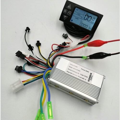 24v36v48v250w350w Controller&LCD DIsplay 861 Electric Bike Accessory Scooter Parts Control Panel Dashboard for MTB Tricycle