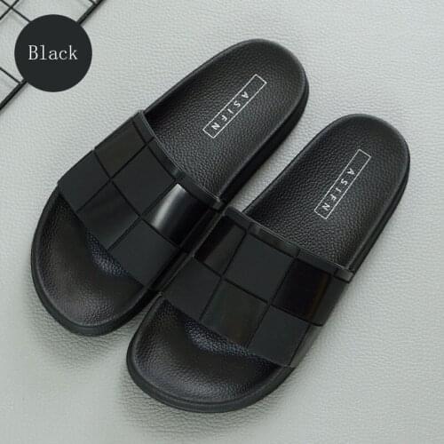 Luxury Brand Design Men Slippers Indoor Home Hotel Slippers Man Bathroom Slides Summer House Shoes Ladies Plus Size