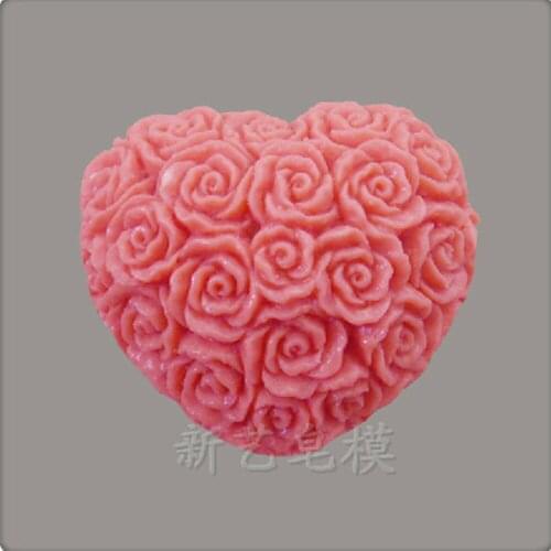 Rose 3D Silicone Soap Mold Chocolate Mold Decorating Silicone Mold for Wedding Gifts