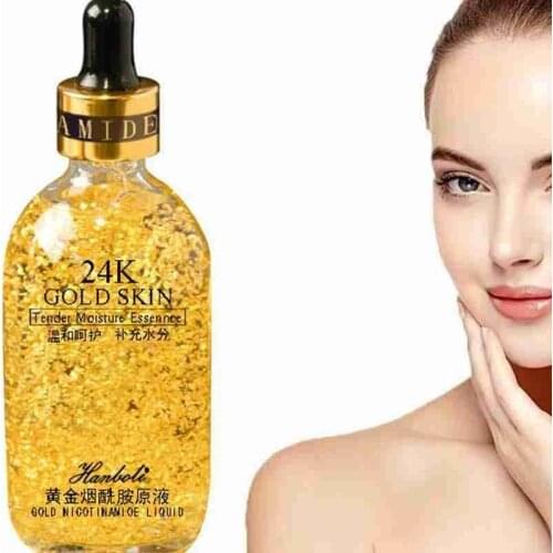 24k Gold Golden Serum Pores Shrinking Hydrating Essence Niacinamide Original Fluid Anti-aging Face Moisturiz Serum Face Care