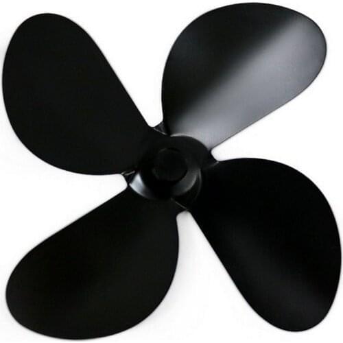 4 Blades Fireplace Fan Blade Heat Stove Fan Log Wood Burner Quiet Home Fireplace Fan Efficient Heat Distribution For Office Home