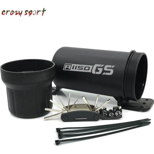 Waterproof Tube Gloves Storage Locker Box For BMW R1200GS R1200 R1150 GS R1150GS R 1200GS 1150GS Universal Off-Road With 1 tool