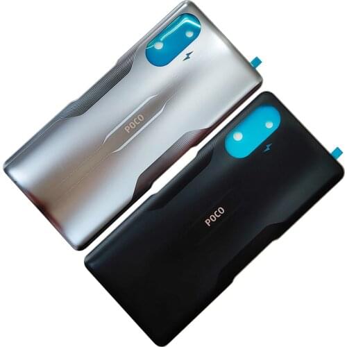 For Xiaomi Poco F3 GT Original Glass Back Rear Housing Cover Redmi K40 Gaming , Back Door Replacement Hard Battery Case