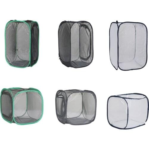 1 Pc Insect Cage Breeding Cages Insect Box Net Cloth Praying Mantis Stick Butterfly Breeding Enclosure Safety Housing 2 Sizes