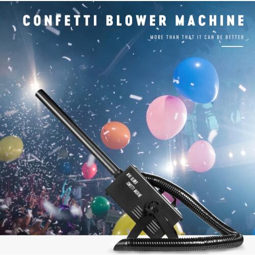 6 Pcs/lot High speed confetti blower machine hand control electrical party paper confetti cannon Height 10 meter no need power