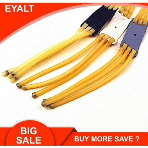 3 PCS Card Ball 3 or 2 Strands Rubber Band Fishing Supplies Catapult 3050 Outdoor Circle Rubber Bands Acceleration