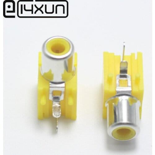 5pcs RCA 2 Pin Female Audio Video Plug jack Welded Type input AV Socket PCB Connector DIY Parts