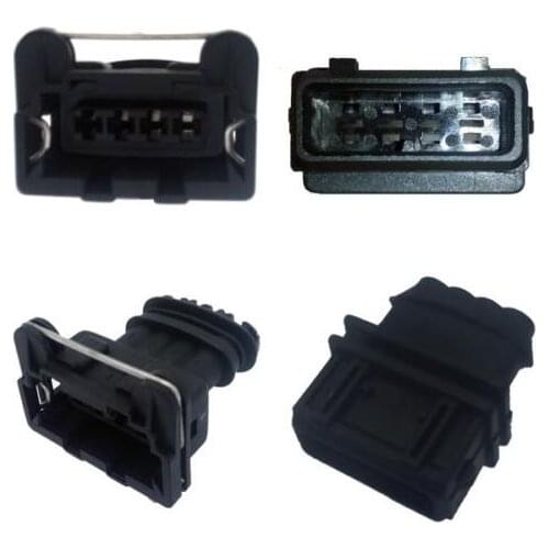 5sets/lot 4 Pin/Way AMP/TYCO Junior Power Timer JPT Male And Female Connector Plug For BOSCH EV1