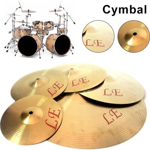 8/10/12/13 Inch Alloy Crash Drum Durable Brass Percussion Instrument For Percussion Instruments Players Beginners