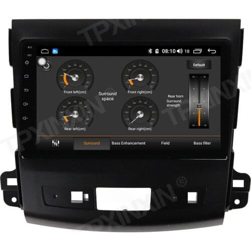 For Mitsubishi Outlander 2006-2011 Android10.0 Car Multimedia Player GPS Navigation Headunit Auto Radio Tape Recorder DVD Player