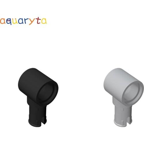 Aquaryta 100pcs Connector Hub 1Pin with Friction Ridges Lengthwise Building Blocks Part Compatible 15100 DIY Toy for Children