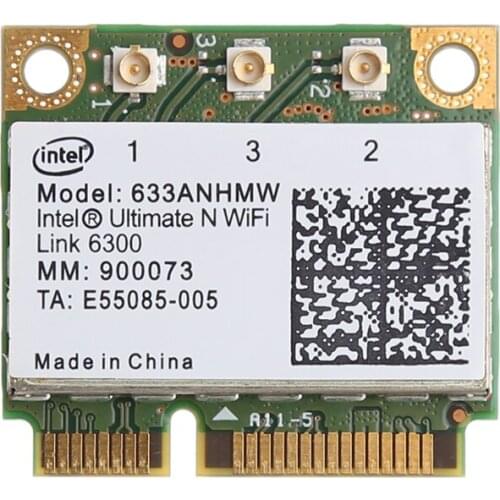 Dual Band 450M 633ANHMW PCI-E Wireless Card for intel Ultimate-N WiFi Link 6300