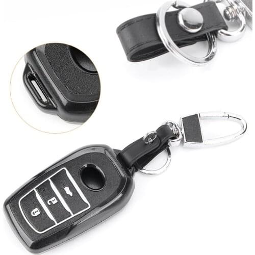 Car Remote Key Fob Case Key Shell Chain For Toyota Highlander RAV4 Corolla Prado Cruiser Levin Camry old Crown etc