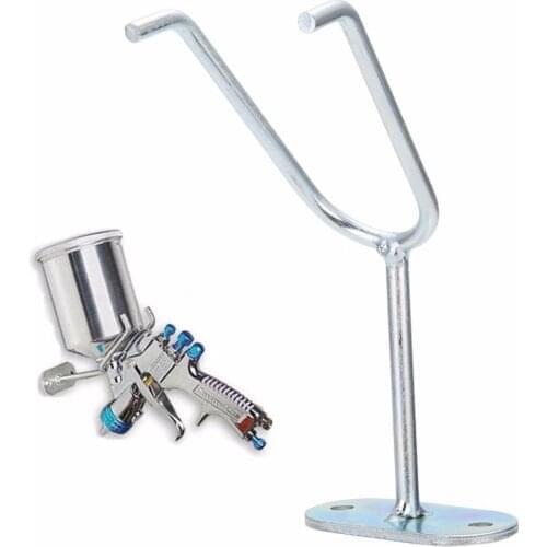 HVLP Gravity Feed Paint Spray Gun Holder Stand Wall Bench Mount Hook Booth Cup / Fixed bracket