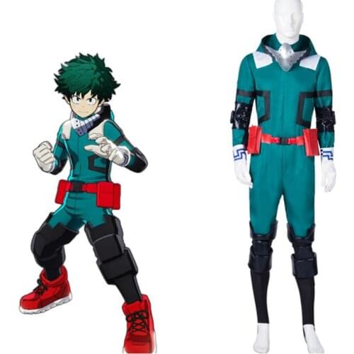 My Hero Academia Izuku Midoriya Cosplay Costume Boku No Hero Academia Deku Batting Suit Halloween Anime Uniforms Sets