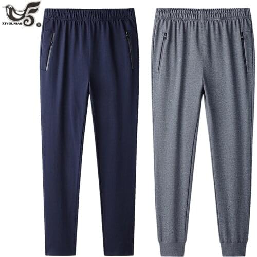 Plus size 6XL 7XL 8XL 9XL Mens Casual Pants Fitness Men`s Gyms Joggers Sportswear Tracksuit Bottoms Skinny Sweatpants Trousers