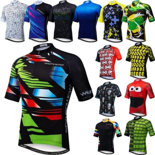 Mens Cycling Jersey Ropa Maillot Ciclismo Summer MTB Bike Clothes Short Sleeve Mountain Bike Tops Road Bike Jackets S-3XL