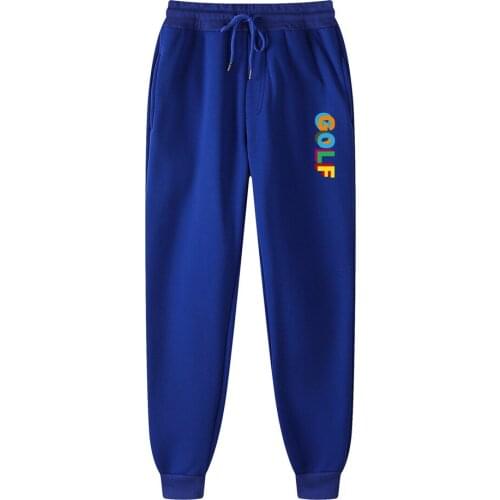 Men Joggers Casual Pants Golf Wang Tyler The Creator Print Sportswear Tracksuit Bottoms Sweatpants Trousers Workout Track Pants