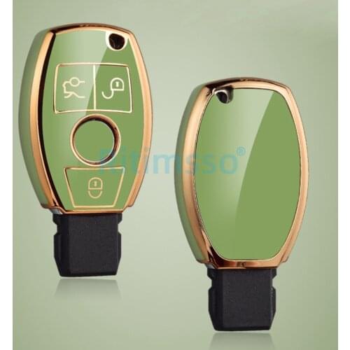 New Soft TPU Car Remote Key Case Cover Holder Shell Fob For Mercedes Benz A B R G Class GLK GLA GLC GLR W204 W210 W176 W202 W463