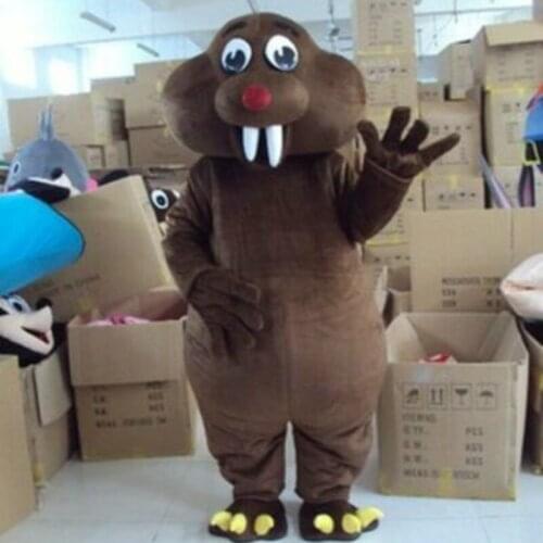New Christmas Carnival Performance Mascot Halloween Groundhog Cosplay Costume Adult Birthday Party Advertising Performance Set