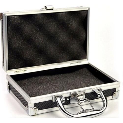 Portable Aluminum Alloy Tool Box Practical Storage Travel Carry Case with Lining Sponge Inside Au11 21 Dropshipping