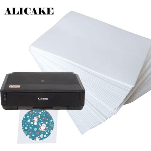 50Pcs Wafer Sheets Edible Rice Paper A4 Size 0.3/0.65Mm Thickness Cake Decoration Tools Digital Printing For Party Wedding