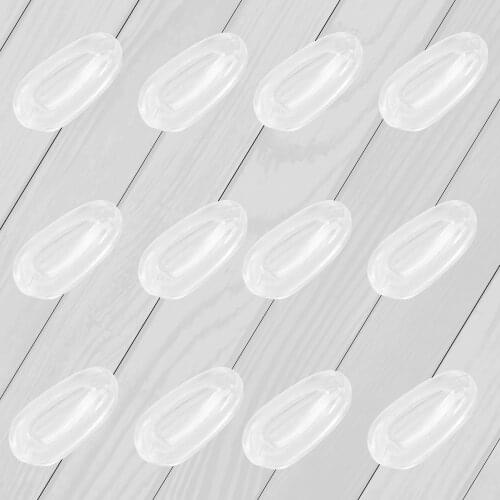 E.O.S Silicon Rubber Replacement Clear Nose Pads for OAKLEY Gauge 8 L Gauge 8 M OO4124 Gauge 3.1 OX5126 Frame Multi-Options
