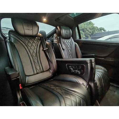 TESLA Model X Aviation Seat Special purpose Electric Adjustable Luxury Auto single chair for Middle row Foot support Adjustment